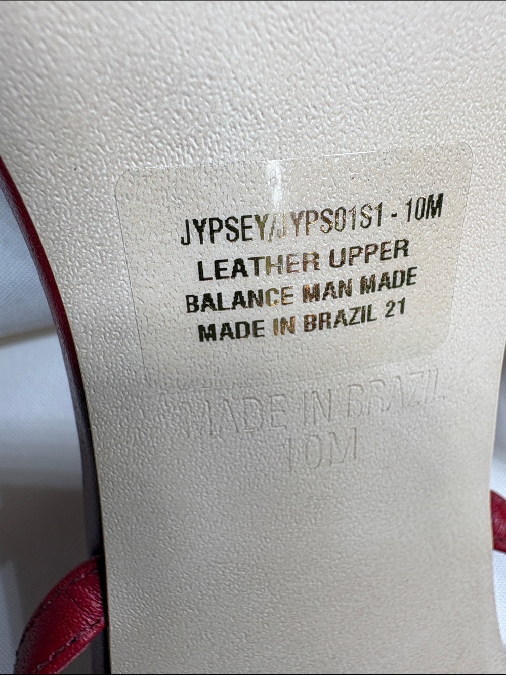 Steve Madden Jypsey Red Strappy Stiletto Sandals Sz 10M - Picture 11 of 11